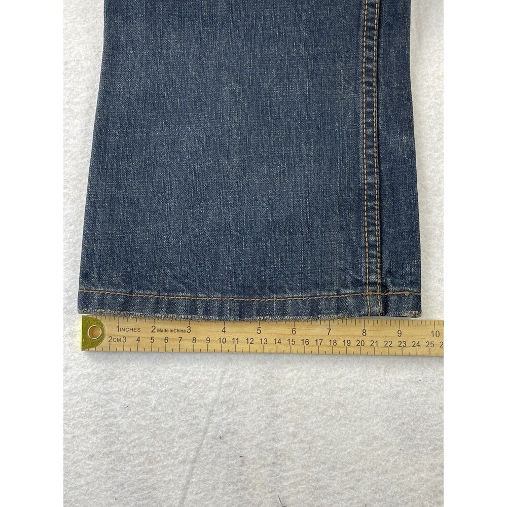 Aeropostale Jeans Men’s 34x34 Dark Blue Driggs Slim Bootcut Denim - Picture 7 of 11